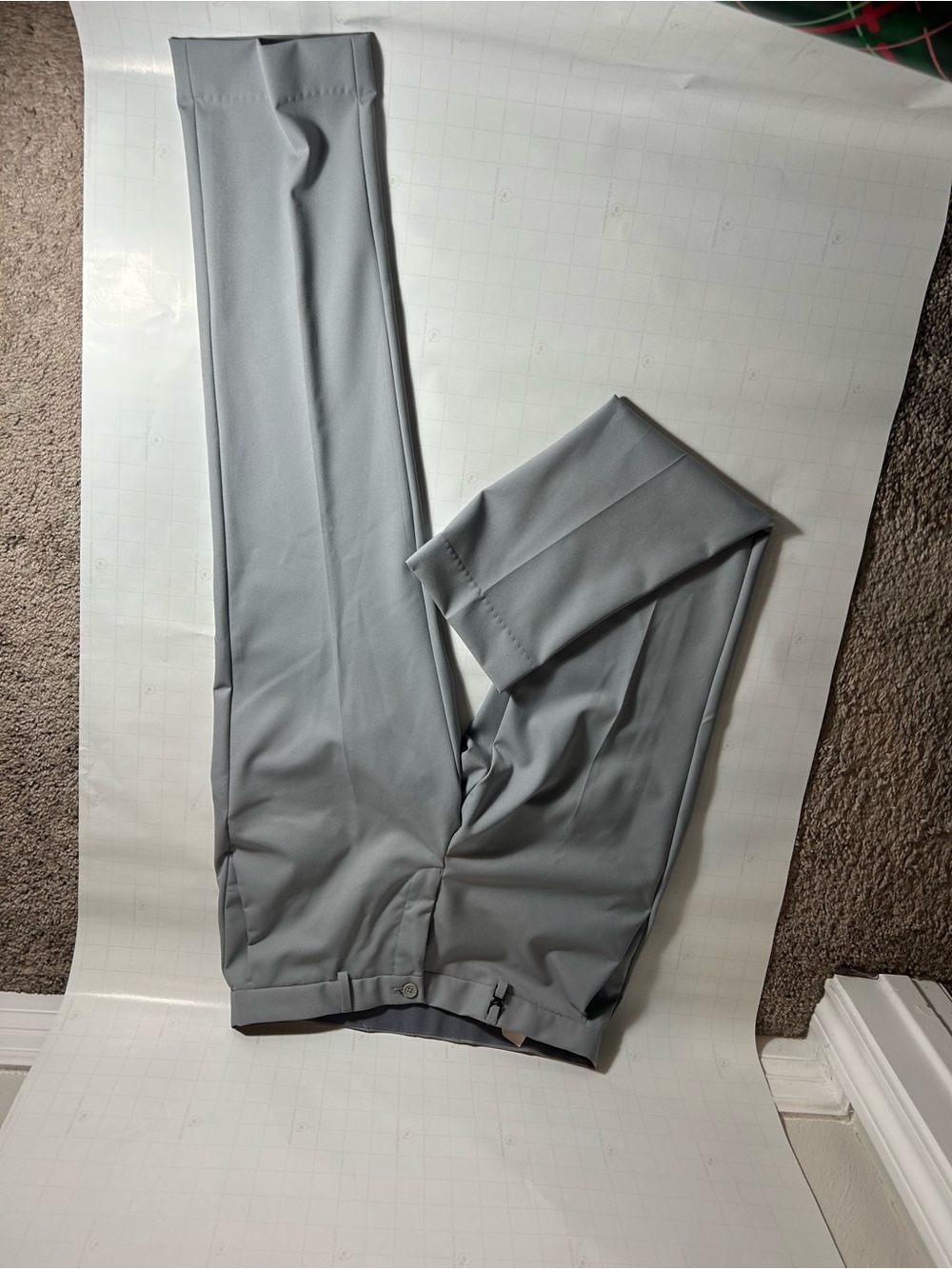 Men's Straight Fit Chinos in Light Gray